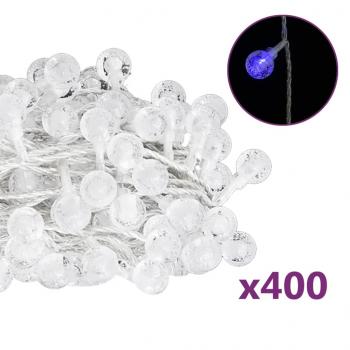 Lichterkette Kugeln 40 m 400 LED Blau 8 Funktionen