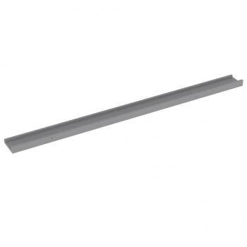 Wandregale 2 Stk. Grau 115x9x3 cm