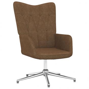 Relaxsessel mit Hocker Taupe Stoff