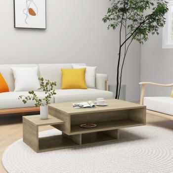 ARDEBO.de - Couchtisch Sonoma-Eiche 105x55x32 cm Holzwerkstoff