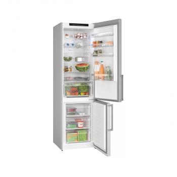 Bosch KGN39VLCT Stand Kühl-Gefrierkombination, 363 L, 60 cm breit, VitaFresh XXL, NoFrost, LED-Beleuchtung, Edelstahl-Optik