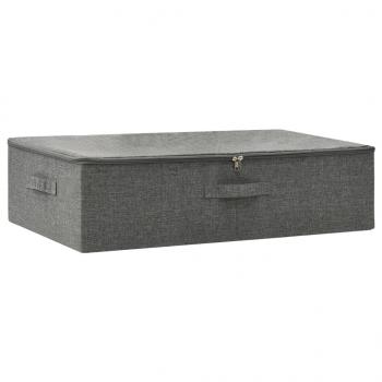 Aufbewahrungsbox Stoff 70x40x18 cm Anthrazit