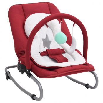 ARDEBO.de - Babywippe Rot Stahl