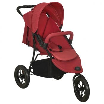 ARDEBO.de - Kinderwagen Rot Stahl