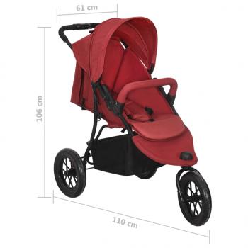 Kinderwagen Rot Stahl