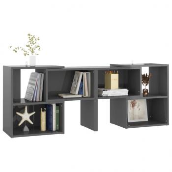 TV-Schrank Hochglanz-Grau 104x30x52cm Holzwerkstoff