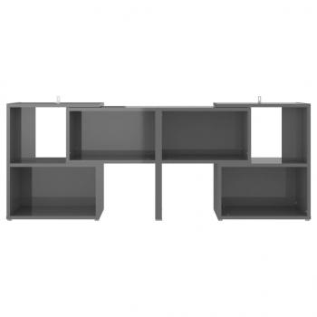 TV-Schrank Hochglanz-Grau 104x30x52cm Holzwerkstoff