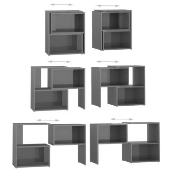 TV-Schrank Hochglanz-Grau 104x30x52cm Holzwerkstoff