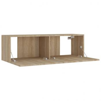 4-tlg. TV-Schrank-Set Sonoma-Eiche Holzwerkstoff