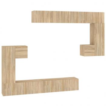 TV-Wandschrank Sonoma-Eiche Holzwerkstoff