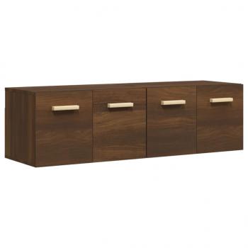 Wandschränke 2Stk Braun Eichen-Optik 60x36,5x35cm Holzwerkstoff