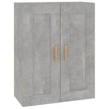 Wandschrank Betongrau 69,5x32,5x90 cm Holzwerkstoff