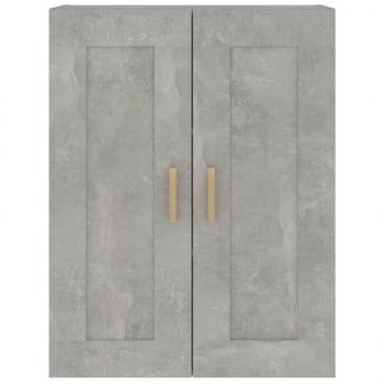 Wandschrank Betongrau 69,5x32,5x90 cm Holzwerkstoff