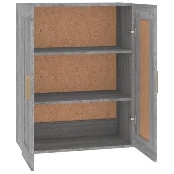 Wandschrank Grau Sonoma 69,5x32,5x90 cm Holzwerkstoff