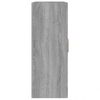 Wandschrank Grau Sonoma 69,5x32,5x90 cm Holzwerkstoff