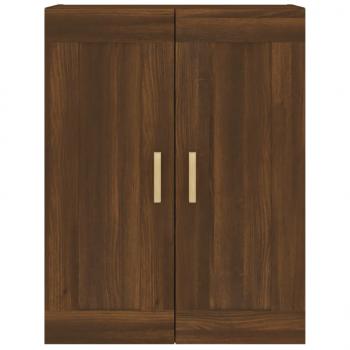 Wandschrank Braun Eichen-Optik 69,5x32,5x90 cm Holzwerkstoff