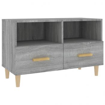 ARDEBO.de - TV-Schrank Grau Sonoma 80x36x50 cm Holzwerkstoff