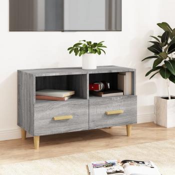 TV-Schrank Grau Sonoma 80x36x50 cm Holzwerkstoff