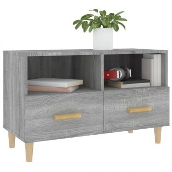 TV-Schrank Grau Sonoma 80x36x50 cm Holzwerkstoff