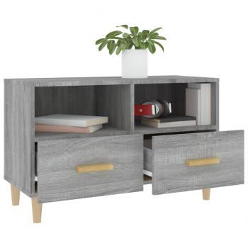 TV-Schrank Grau Sonoma 80x36x50 cm Holzwerkstoff