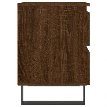 Nachttische 2 Stk. Braun Eichen-Optik 40x35x50 cm Holzwerkstoff