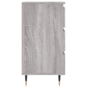 Nachttische 2 Stk. Grau Sonoma 40x35x69 cm Holzwerkstoff