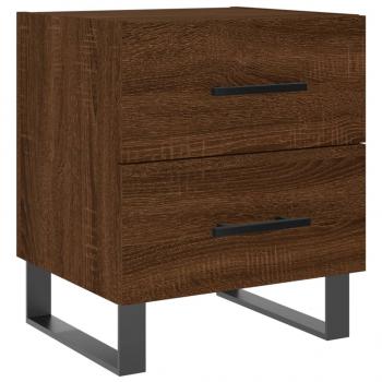 Nachttische 2Stk. Braun Eichen-Optik 40x35x47,5cm Holzwerkstoff