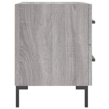 Nachttische 2 Stk. Grau Sonoma 40x35x47,5 cm Holzwerkstoff