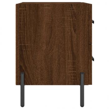 Nachttische 2Stk. Braun Eichen-Optik 40x35x47,5cm Holzwerkstoff