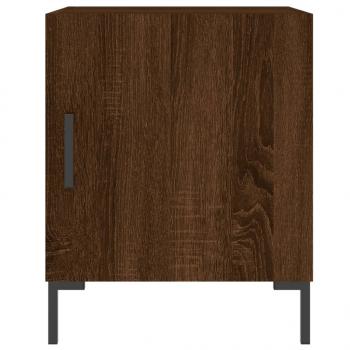 Nachttische 2 Stk. Braun Eichen-Optik 40x40x50 cm Holzwerkstoff