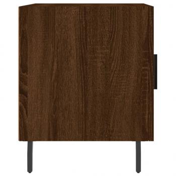 Nachttische 2 Stk. Braun Eichen-Optik 40x40x50 cm Holzwerkstoff