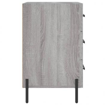 Nachttisch Grau Sonoma 40x40x66 cm Holzwerkstoff