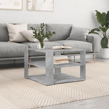 ARDEBO.de - Couchtisch Betongrau 59,5x59,5x40 cm Holzwerkstoff