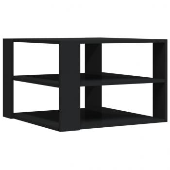 Couchtisch Schwarz 59,5x59,5x40 cm Holzwerkstoff