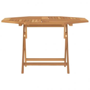 Gartentisch Klappbar 110x110x75 cm Massivholz Teak