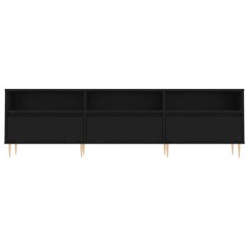 TV-Schrank Schwarz 150x30x44,5 cm Holzwerkstoff