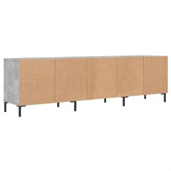 TV-Schrank Betongrau 150x30x44,5 cm Holzwerkstoff