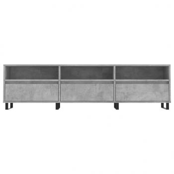 TV-Schrank Betongrau 150x30x44,5 cm Holzwerkstoff