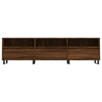 TV-Schrank Braun Eichen-Optik 150x30x44,5 cm Holzwerkstoff