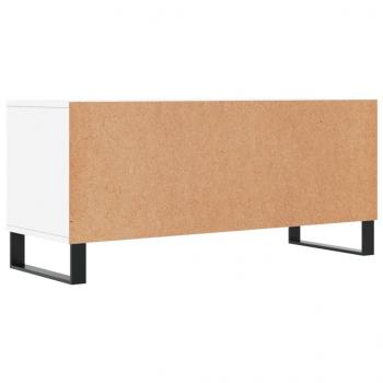 TV-Schrank Weiß 100x34,5x44,5 cm Holzwerkstoff