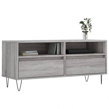 TV-Schrank Grau Sonoma 100x34,5x44,5 cm Holzwerkstoff