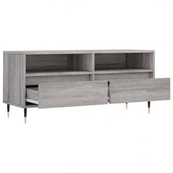 TV-Schrank Grau Sonoma 100x34,5x44,5 cm Holzwerkstoff