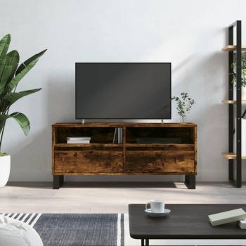 ARDEBO.de - TV-Schrank Räuchereiche 100x34,5x44,5 cm Holzwerkstoff