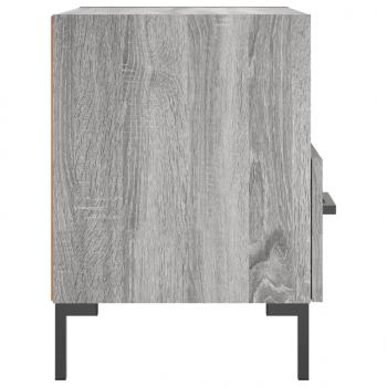 Nachttische 2 Stk. Grau Sonoma 40x35x47,5 cm Holzwerkstoff