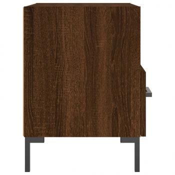 Nachttische 2Stk. Braun Eichen-Optik 40x35x47,5cm Holzwerkstoff