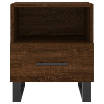 Nachttische 2Stk. Braun Eichen-Optik 40x35x47,5cm Holzwerkstoff