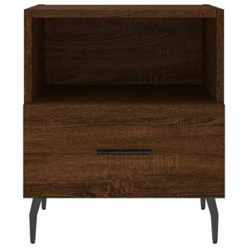 Nachttische 2Stk. Braun Eichen-Optik 40x35x47,5cm Holzwerkstoff