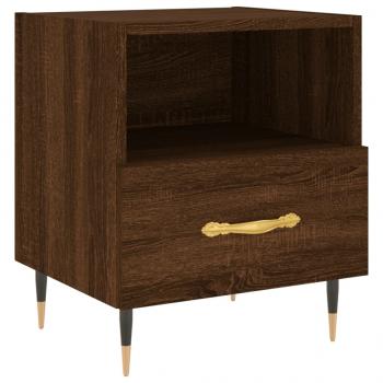 Nachttisch Braune Eiche 40x35x47,5 cm Holzwerkstoff