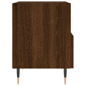 Nachttische 2Stk. Braun Eichen-Optik 40x35x47,5cm Holzwerkstoff