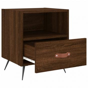 Nachttische 2Stk. Braun Eichen-Optik 40x35x47,5cm Holzwerkstoff